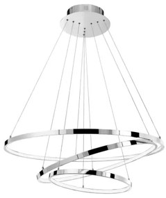 LED luster Aria 135W 80 chrome
