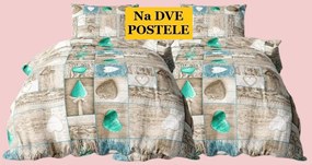 Obliečky Ľubica Bavlna 2x70x90 2x140x200 cm