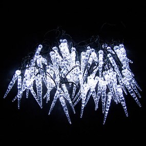 Svetelná reťaz Cencúle 12 cm, 60 LED