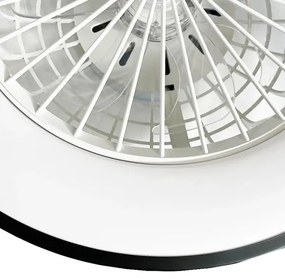 LED Stropné svietidlo s ventilátorom OPAL LED/48W/230V + diaľkové ovládanie