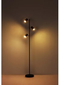 Globo 57910SB - Stojacia lampa ROBBY 3xGU10/5W/230V čierna