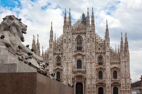 Fototapeta krásna katedrála v Miláne