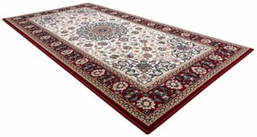 Koberec NAIN Ornament, ramka 6635/51036 béž / bordo