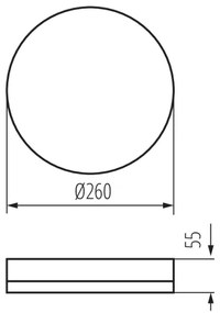 Kanlux 37292 - LED Technické stropné svietidlo IPER LED/26W/230V IK10 IP65 guľatý biela