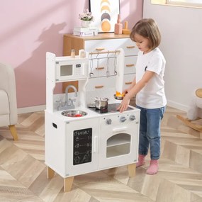 Detská kuchynka s tabuľou Viga 44081 PolarB biela
