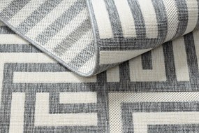 Koberec SPRING 20421332 labyrint Sisalový -krémový/ sivý