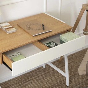 PROXIMA.store - Minimalistický písací stôl MORI FARBA: biela