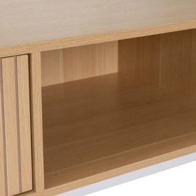 Konferenčný stolík v dekore duba v prírodnej farbe 50x110 cm Mid-Lines – Casa Selección