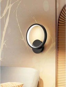 LED nástenné svietidlo LED/14W/230V čierne