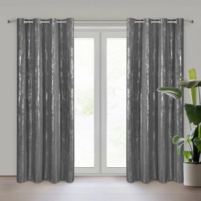 ZÁVES NA KRÚŽKOCH LIBI 140X250 CM VZOROVANÁ