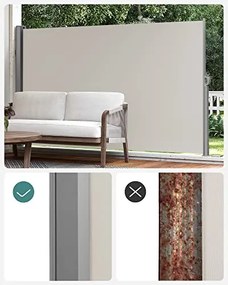 Bočná markíza 180 x 350 cm SONGMICS GSA185T02
