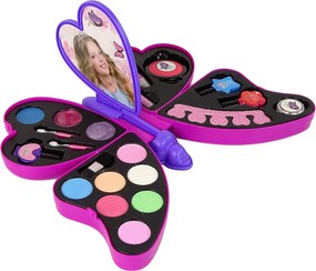 LEAN Toys Make-up set Fialové očné tiene Butterfly