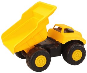 LEAN TOYS Stavebné vozidlo, Nákladný sklápač - žltá