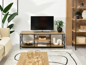 TV stolík/skrinka Jukky Stol Rtv (dub + čierna). Vlastná spoľahlivá doprava až k Vám domov. 1111725