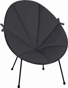 Podsedák do záhradného kresla ACAPULCO 91x72 cm - grafitový