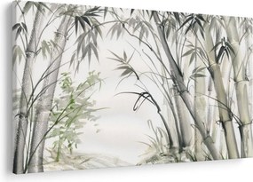 Obraz - Bambusy, kresba (90x60 cm)