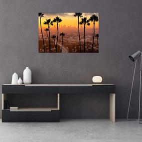 Obraz - Panorama Los Angeles (90x60 cm)