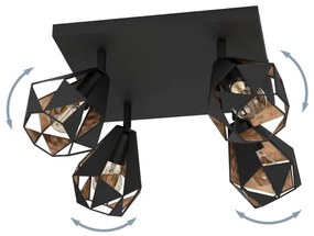 Eglo 43718 - Bodové svietidlo CARLTON 4xE27/40W/230V