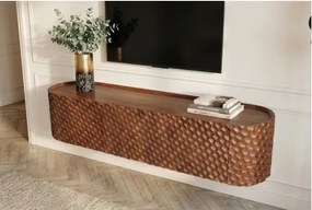TV-skrinka 47586 Adlon 160cm Drevo Mango Hnedé  - Komfort-nábytok