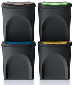 Súprava odpadkových košov SORTIBOX 4x25L IKWB25S4