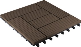 WPC dlaždice LEGI STYLE 30 x 30 cm, coffee
