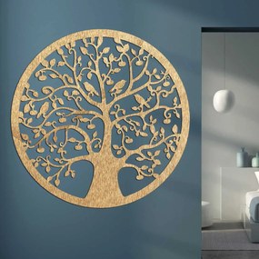SENTOP | Drevený Strom života s vtákmi | Luxusná dekorácia na stenu | SENTOP PR0382