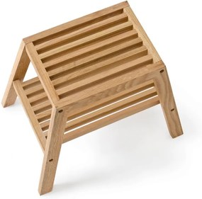 Stolička z dubového dreva Wireworks Slatted Stool
