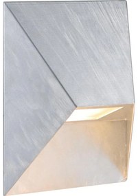 Nordlux - Vonkajšie nástenné svietidlo PONTIO 1xGU10/25W/230V IP54 strieborné