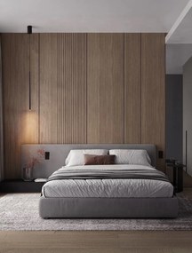 Minimalisticky luster na lanku Stilvi Čierna