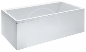 LAUFEN Pro Vaňa do pravého rohu, 1700 mm x 700 mm, biela – s rámom, senzorové ovládanie, vzduchová a vodná masáž H2309550006451