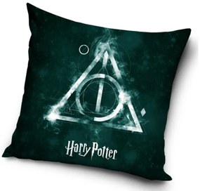 Detský vankúšik Harry Potter Relikvie Smrti 40x40 cm