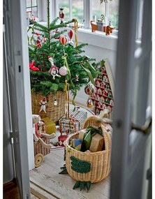 Sklenené vianočné gule v súprave 2 ks ø 8 cm Zwirl – Bloomingville