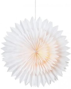 Markslöjd 705840 - Vianočná dekorácia SOLINA 1xE14/25W/230V pr. 58 cm biela