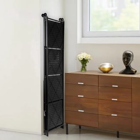 Pojazdný regál GESTEL 5 políc čierny