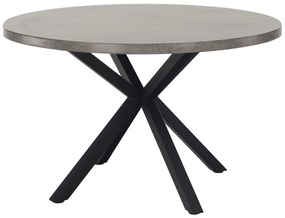 Kondela Jedálenský stôl, betón/čierna, MEDOR
