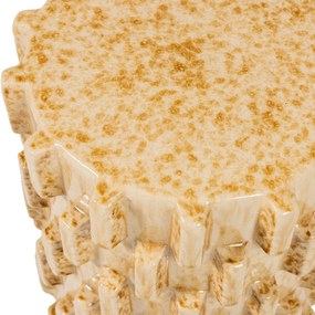 Keramický okrúhly odkladací stolík ø 35 cm Axu – WOOOD