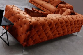 Luxusná dvojmiestna pohovka ComoDeluxe - oranžová