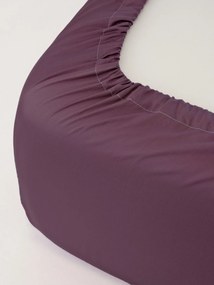 Saténové prestieradlo Diana 220 × 200 cm - ametystová
