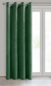 ZATEMŇOVACÍ ZÁVES NA KRÚŽKOCH DARLA SADA 2KS 140X250 CM TMAVOZELENÁ