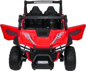 Ramiz Elektrická bugina Gravity pre deti červená + pohon 4x4 + diaľkové ovládanie