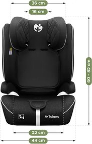 Autosedačka Zooma 25 i‑Size čierna
