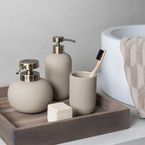 Krémovobiely keramický dávkovač mydla 200 ml Lotus - Mette Ditmer Denmark