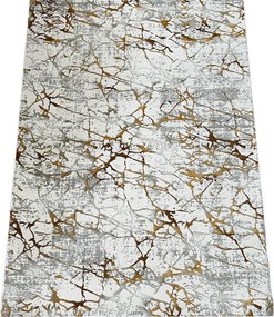 BE Koberec Pera 3305  ORANGE – oranžový sivý obdĺžnikový Rozmer: 200x290 cm