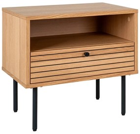 Odkladací stolík s doskou v dubovom dekore 40x50 cm Kyoto – House Nordic