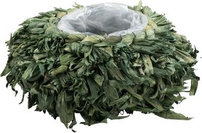 Zelený obal Pop na kvetináč z listov 11 cm - 25 * 25 * 11cm