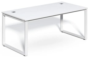 Stôl SimpleOffice 180 x 90 cm, biela / biela