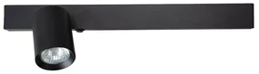 EUlight Nástenné svietidlo Magnet Left, 1x čierne kovové tienidlo + 1x LED 5W, b