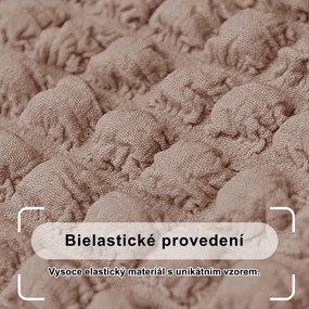 Látkový poťah na dvojmiestnu pohovku BestBerg / broskyňa