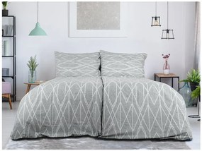 Krepové obliečky z Renforcé bavlny GRAY STRIPES sivé Rozmer obliečky: 70 x 90 cm | 140 x 200 cm