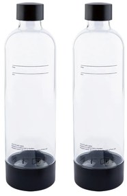 PHILIPS Fľaša na sódu, 1 l, 2 kusy (čierna) (100339269)